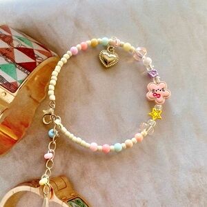 Adjustable Silver Alloy Kitty Bracelet